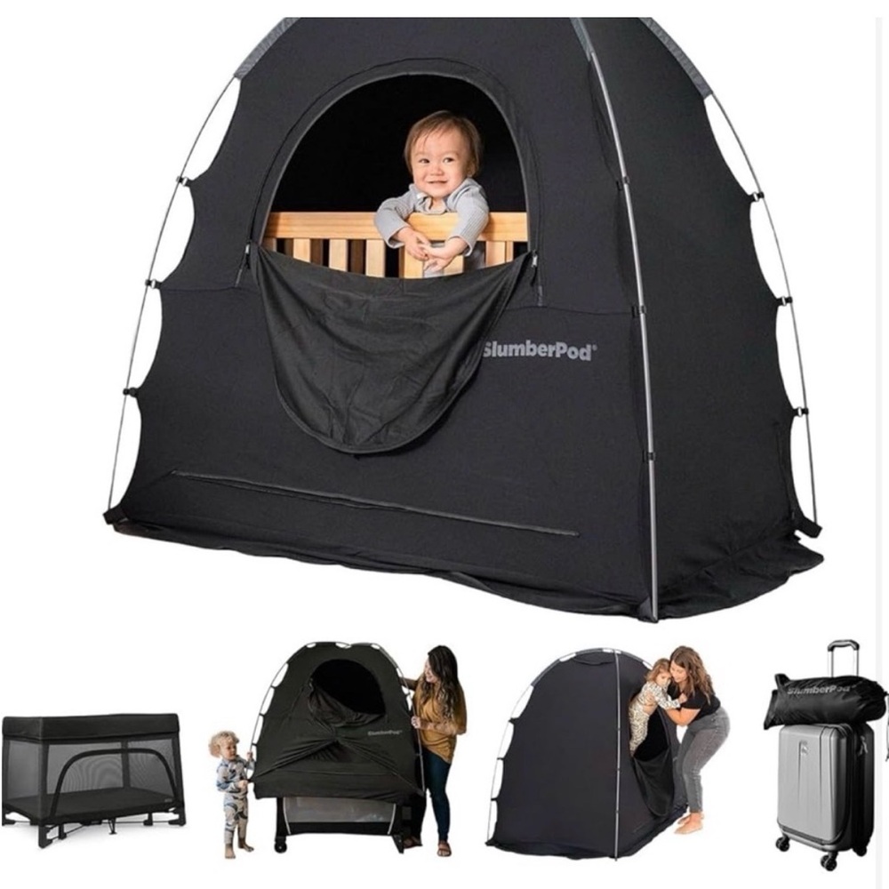 PRICE FIRM BNWT! SlumberPod Black Privacy Tent for Kids